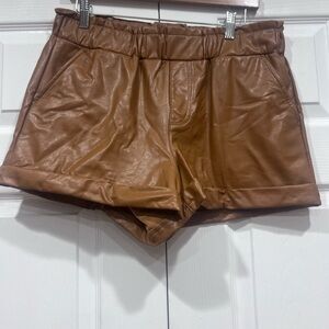Sincerely Jules High Waist Brown Shorts